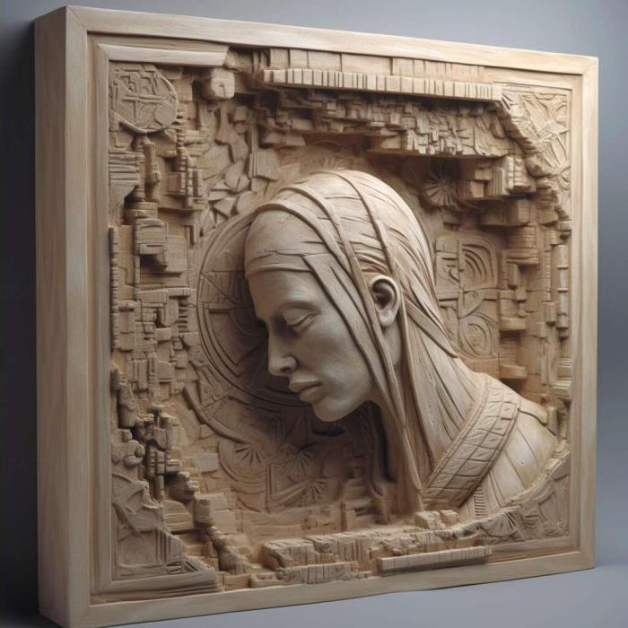 نموذج ثلاثي الأبعاد لآلة CNC 3D Art 